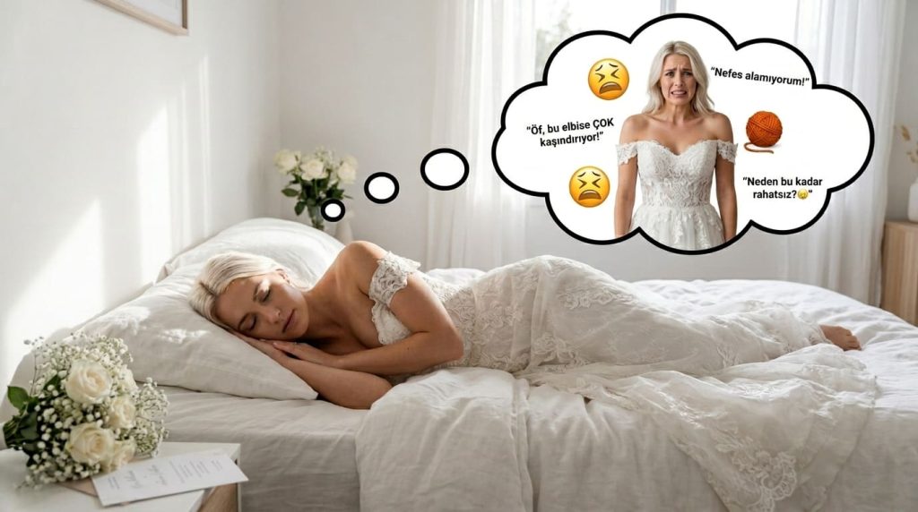 Rüyada Gelinlik Giyip Ama Huzursuz Olmak