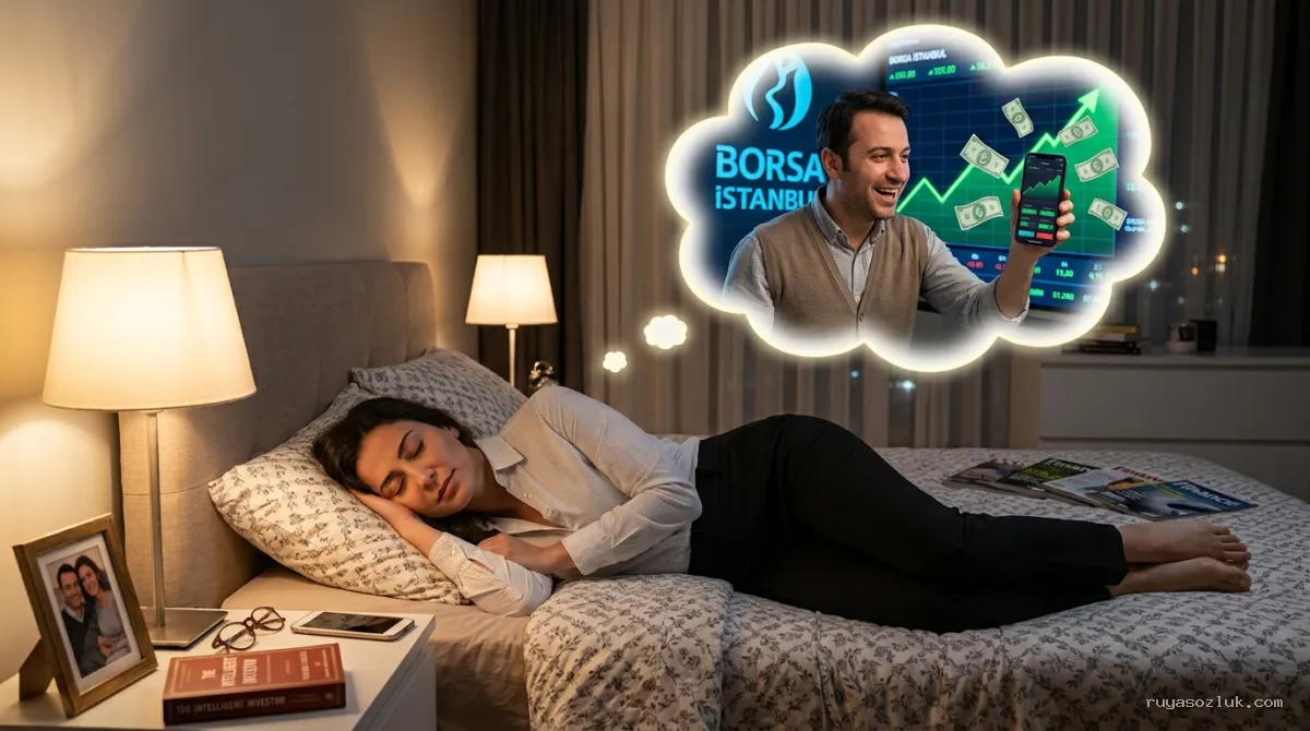 Rüyada eşinin borsada para kazanması