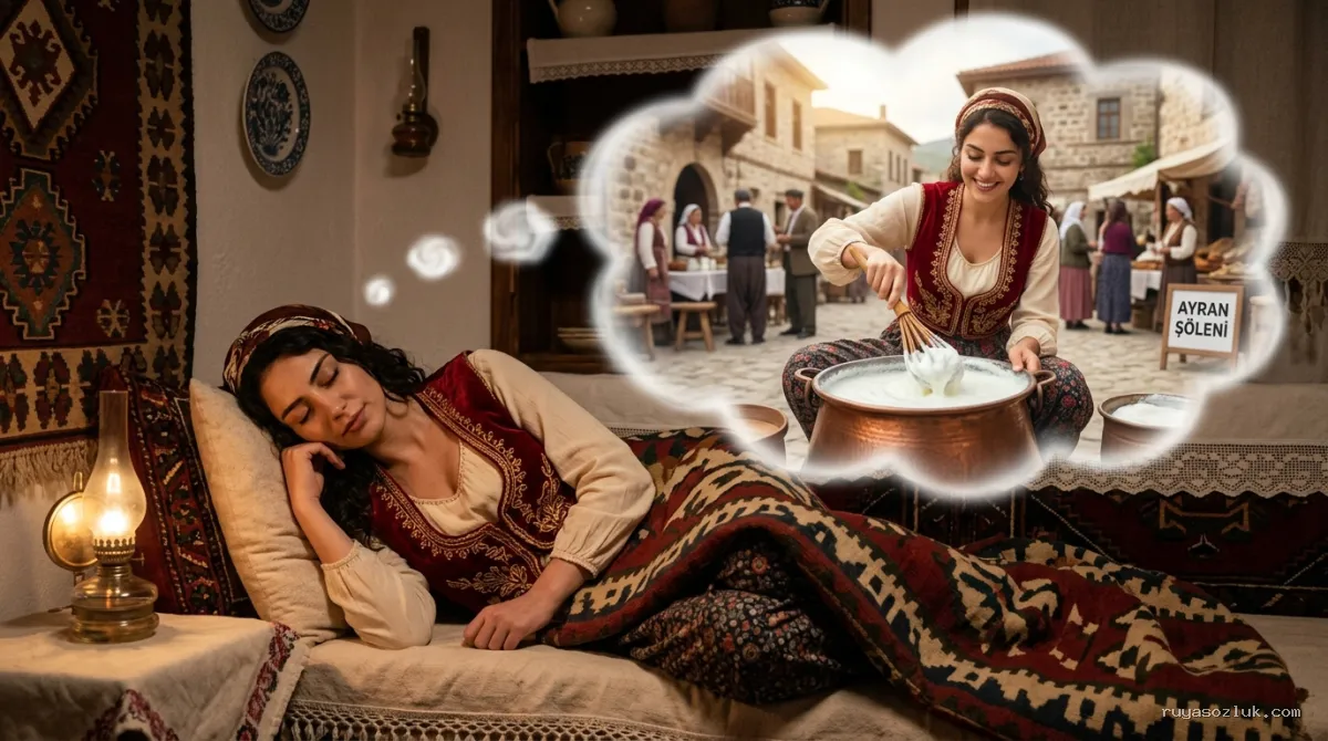 Rüyada yoğurtla ayran yapmak